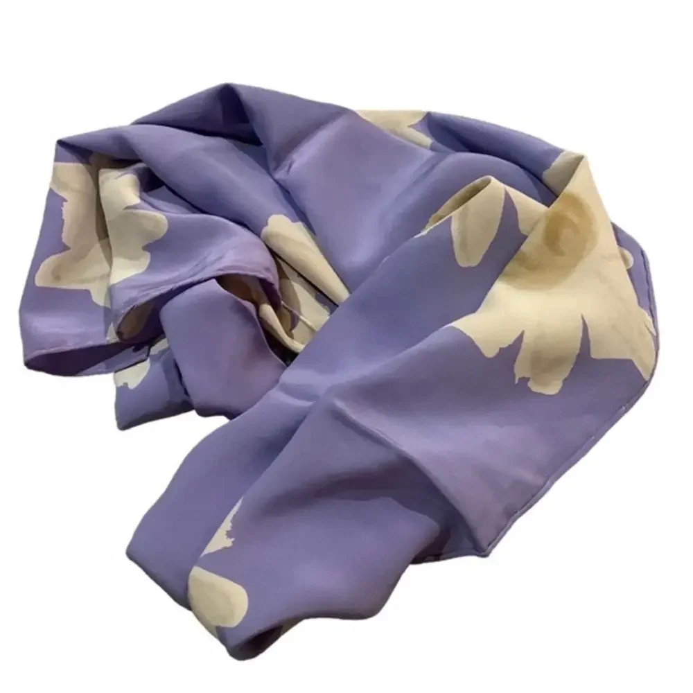 55” long‎ Lavender Floral Scarf
